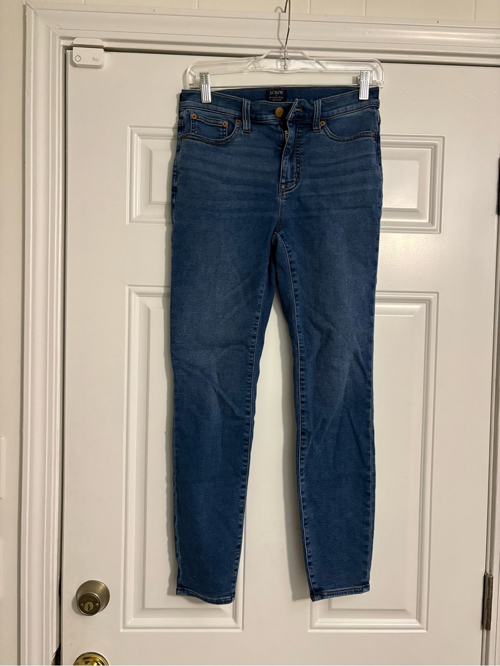 J. Crew Skinny Jeans in Medium Blue Wash